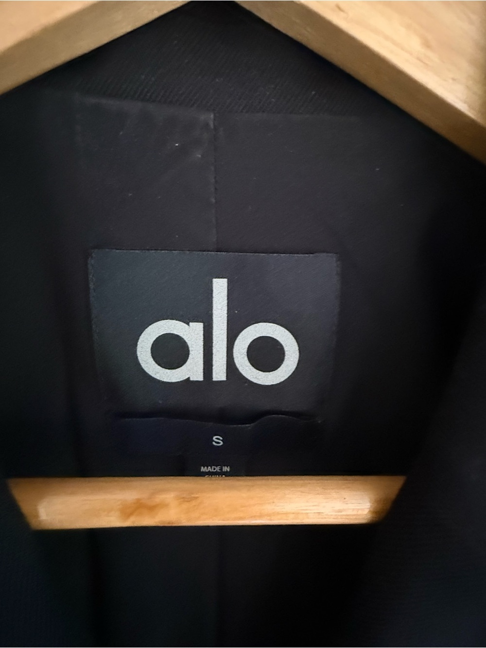 Alo Yoga Women’s First-Class Single Breasted Boxy Boyfriend Blazer Black Small - Picture 4 of 13